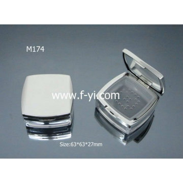 Elegant With Mirror Empty Loose Powder Case